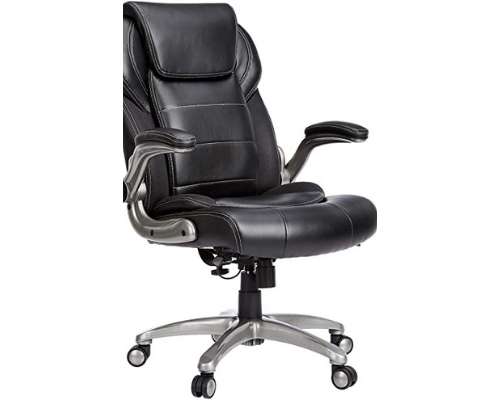 Amazon Commercial Ergonomic High-Back Bonded Leather Office Chair
