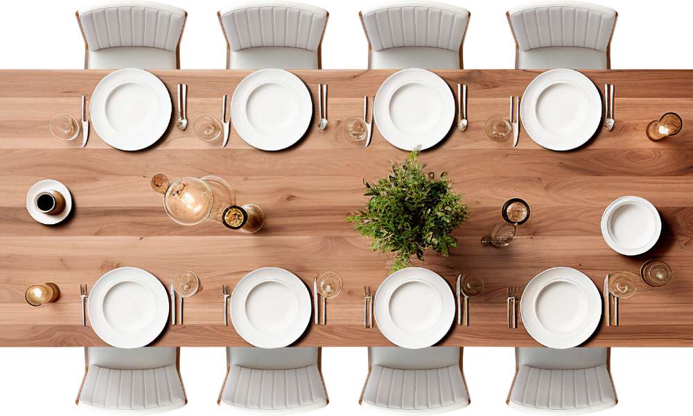 How to decorate a dining table